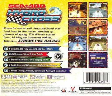 Sea-Doo Hydro Cross (US) box cover back